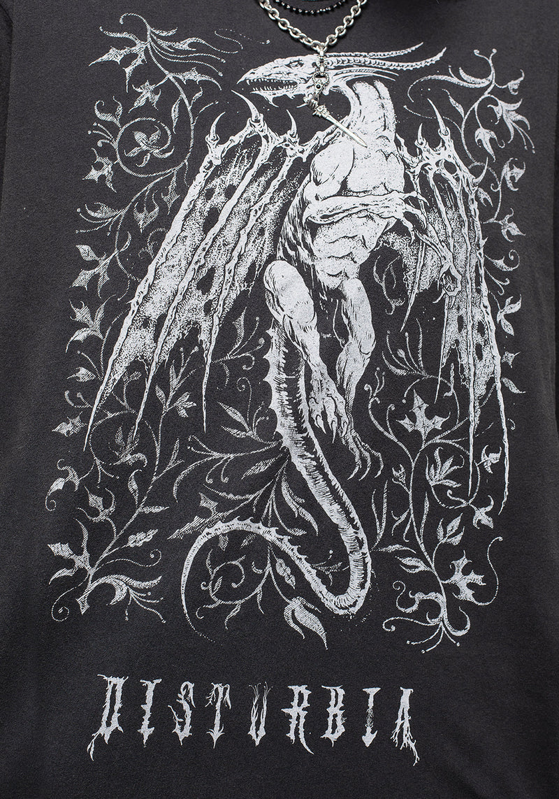 Kilgharrah Unisex Lang Ärmel Säure Washed T-Shirt