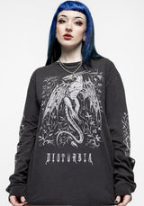 Kilgharrah Unisex Lang Ärmel Säure Washed T-Shirt