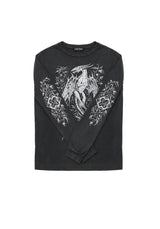 Kilgharrah Unisex Lang Ärmel Säure Washed T-Shirt
