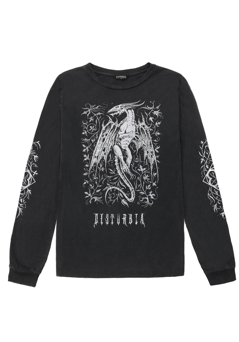 Kilgharrah Unisex Lang Ärmel Säure Washed T-Shirt