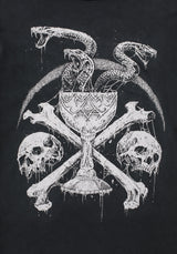 Temptation Schlangen Unisex Gelagert Abgenutzt Lang Ärmel T-Shirt