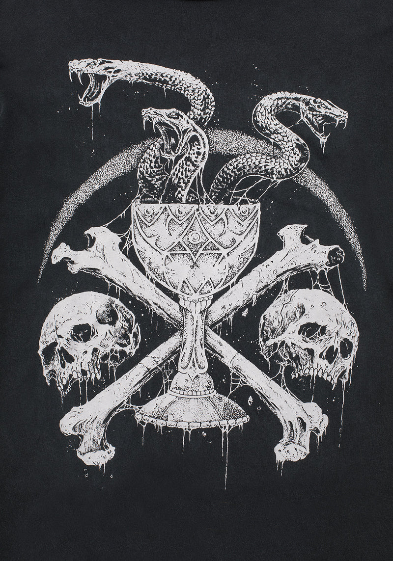 Temptation Schlangen Unisex Gelagert Abgenutzt Lang Ärmel T-Shirt