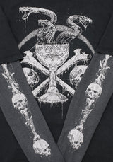 Temptation Schlangen Unisex Gelagert Abgenutzt Lang Ärmel T-Shirt