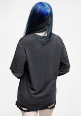 Temptation Schlangen Unisex Gelagert Abgenutzt Lang Ärmel T-Shirt