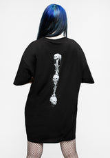 Temptation Schlangen Oversize T-Shirt Kleid