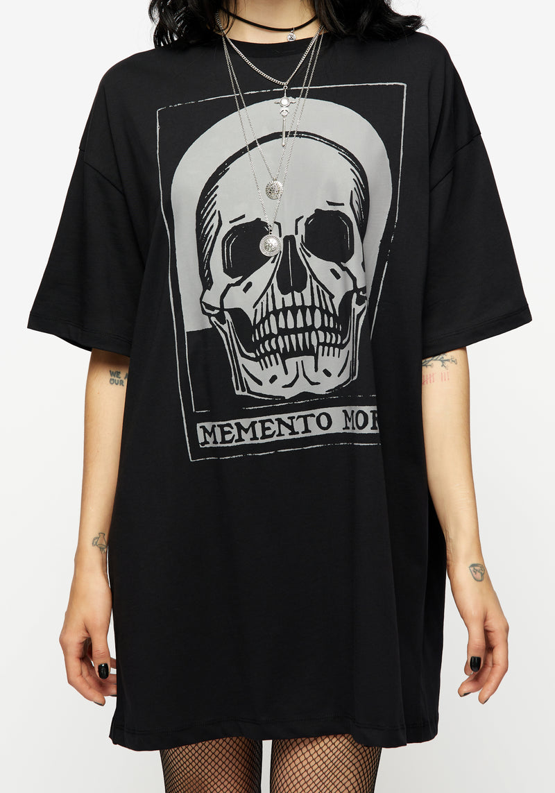 Memento Mori T-Shirt Kleid