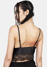 Akasha Kurz Spitze Besatz Bralette