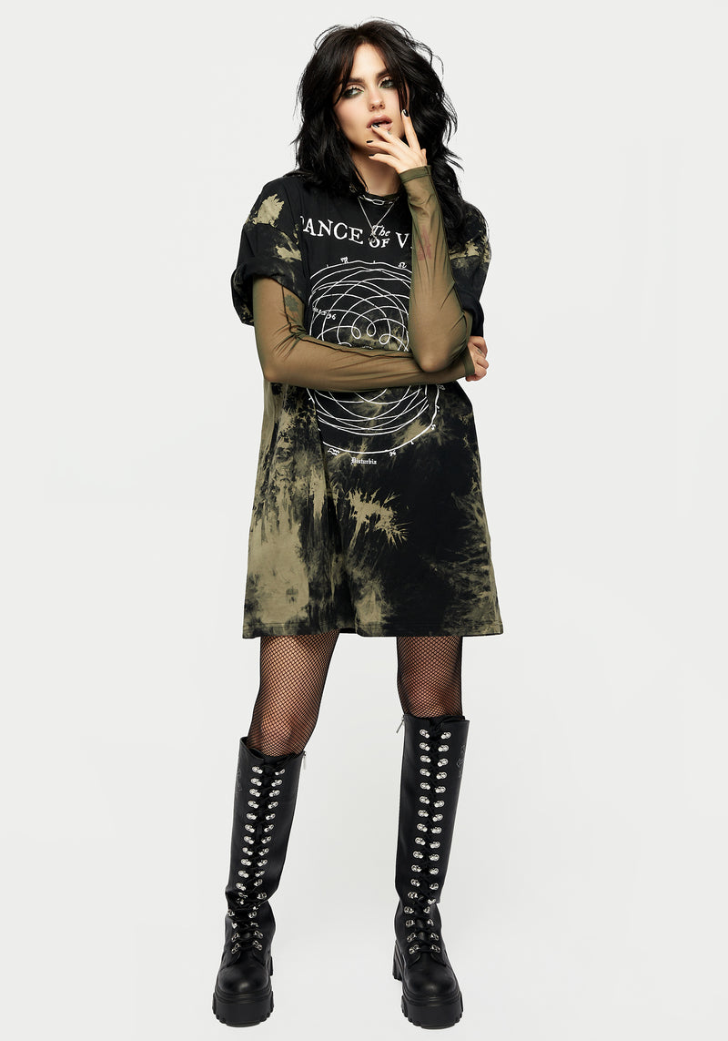 Dance Von Venus Krawatte Färbung T-Shirt Kleid