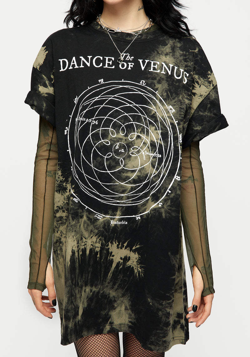 Dance Von Venus Krawatte Färbung T-Shirt Kleid