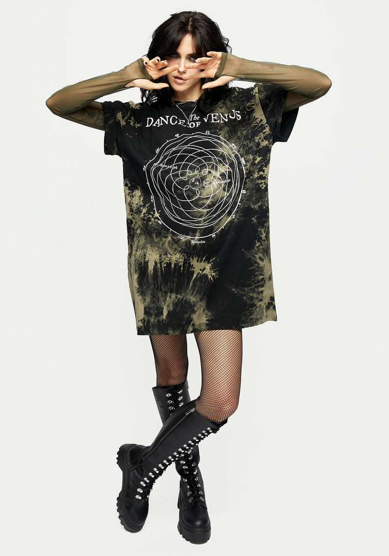 Dance Von Venus Krawatte Färbung T-Shirt Kleid