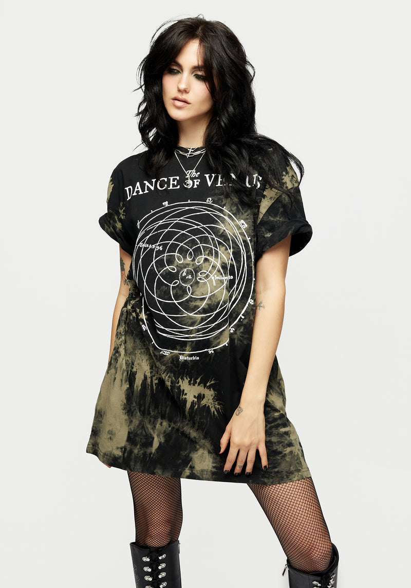 Dance Von Venus Krawatte Färbung T-Shirt Kleid