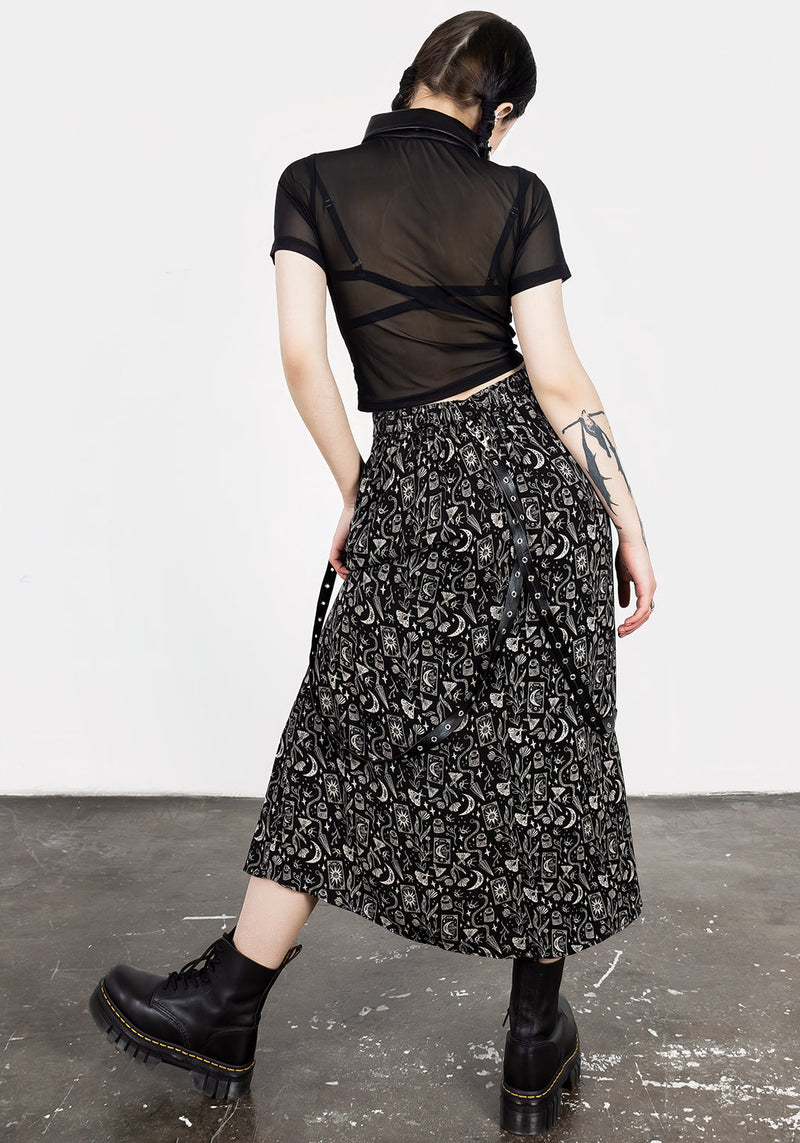 Craft Kunstleder Riemen Midi Rock
