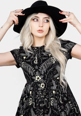 Hecate's Garden Skater Mini Dress