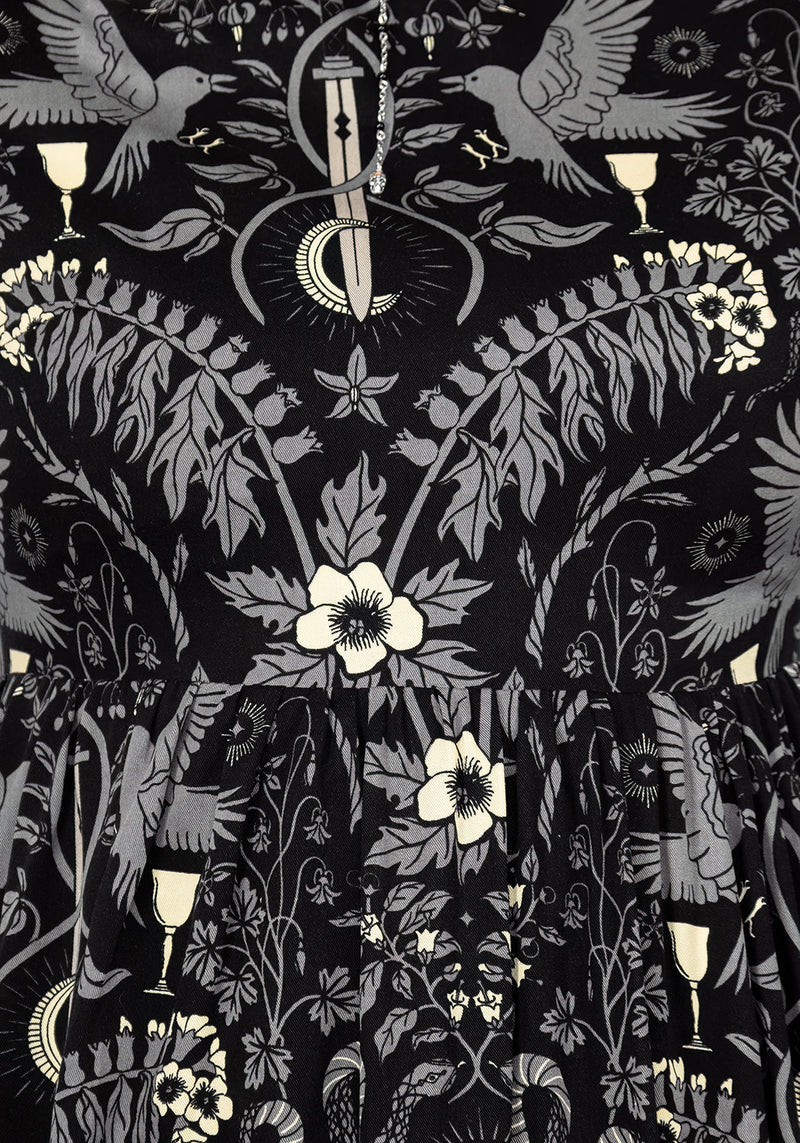 Hecate's Garden Skater Mini Dress