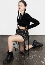 Hecate's Garden Split Midi Skirt