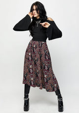 Hemlock Krawatte Detail Midi Rock