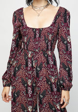 Hemlock Smocked Lang Ärmel Overall