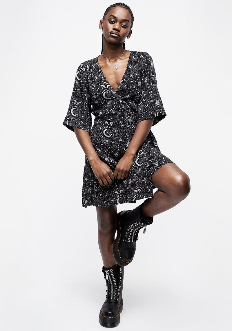 Stellaluna Kimono Mini Kleid