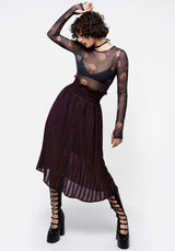 Enola Transparent Prüfen Co-Ord Rock