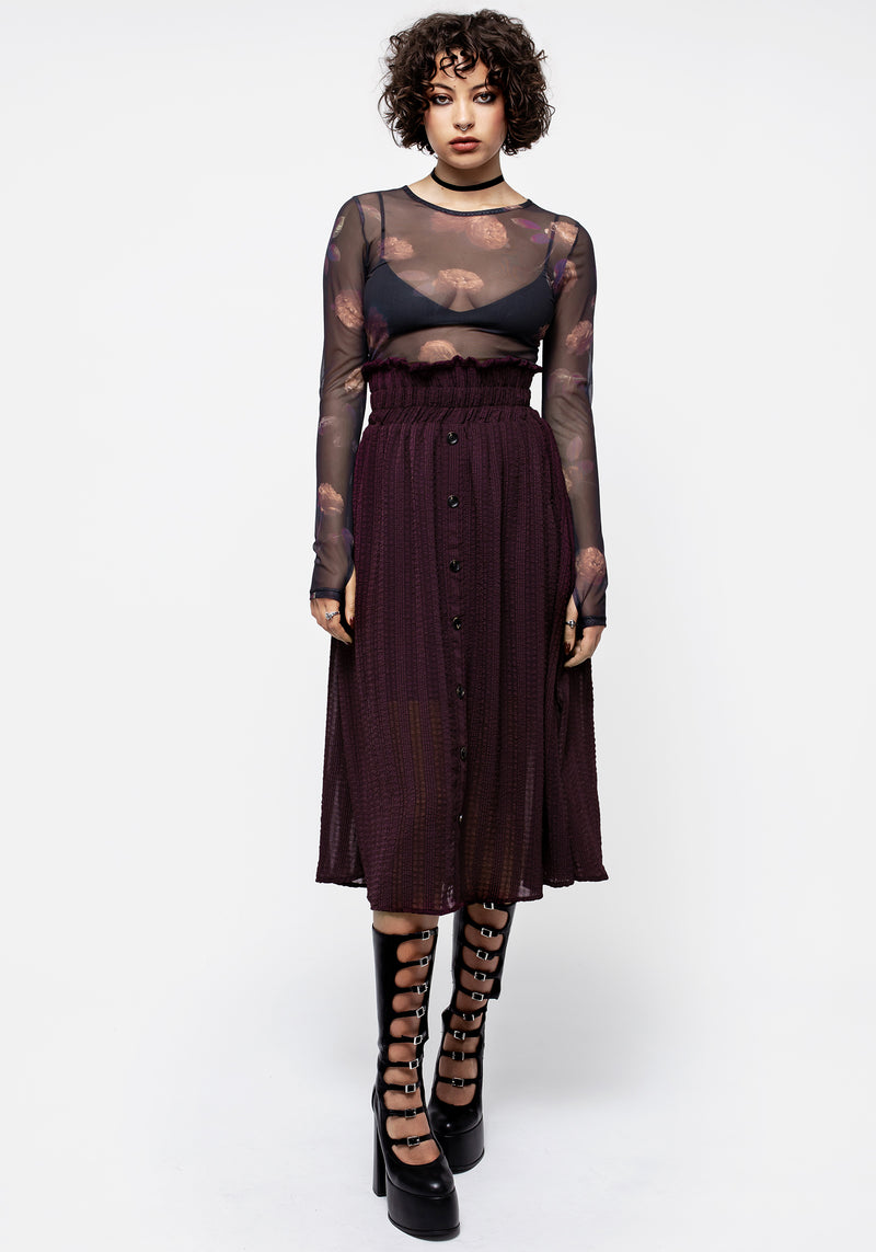 Enola Transparent Prüfen Co-Ord Rock
