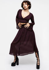 Enola Transparent Prüfen Co-Ord Rock