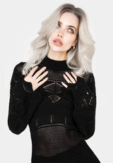 Entice Pointelle Mini Kleid