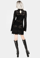 Entice Pointelle Mini Kleid
