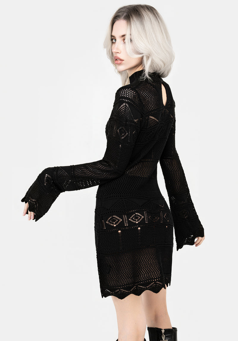 Entice Pointelle Mini Kleid