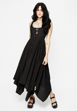 Blythe Taschentuch Saum Midaxi-Kleid Kleid