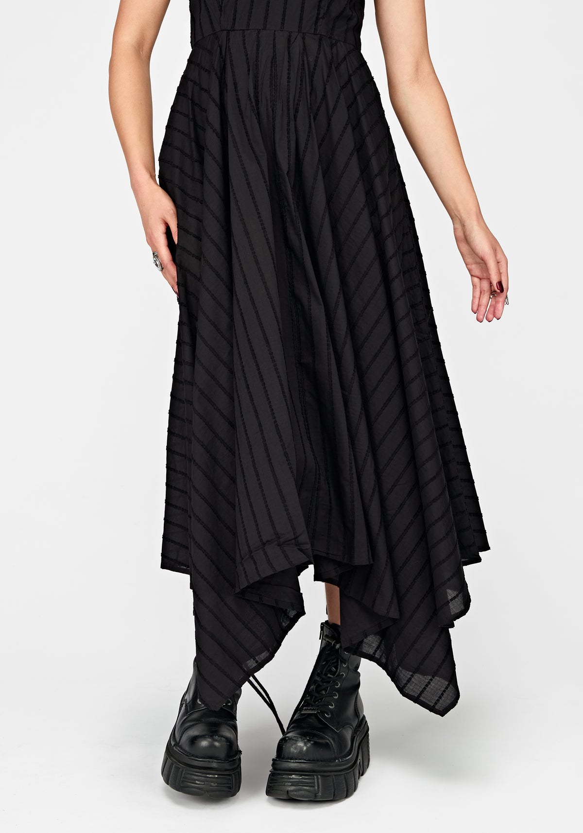 Blythe Taschentuch Saum Midaxi-Kleid Kleid