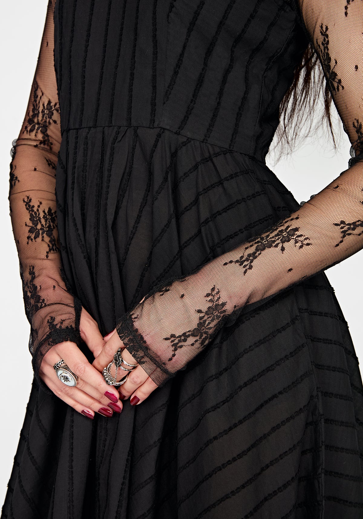 Blythe Taschentuch Saum Midaxi-Kleid Kleid