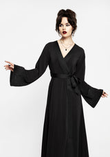 Veles Bestickt Chiffon Midaxi-Kleid Wickel Kleid