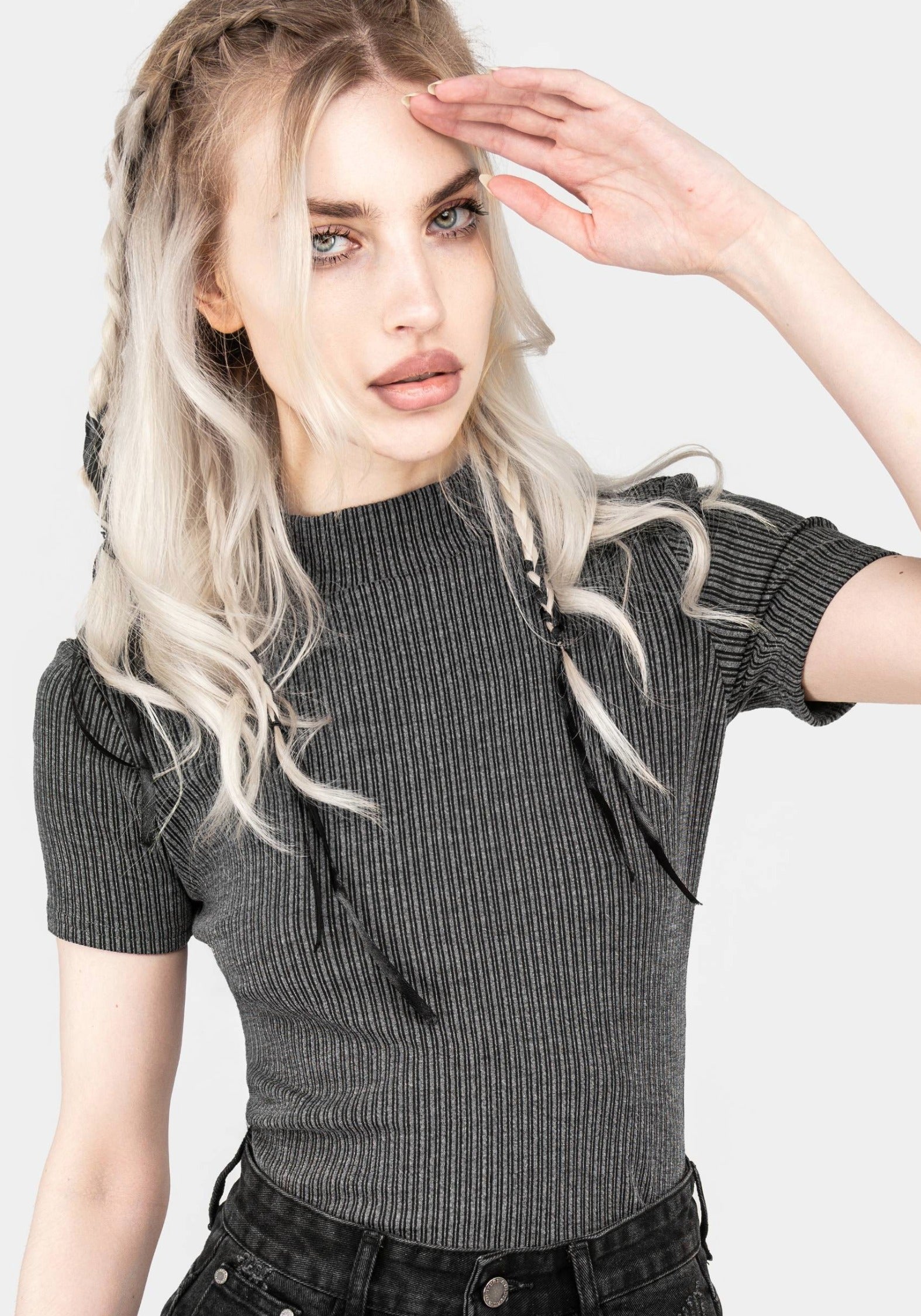Bryony Gestreift Kurz Top