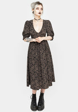 Floromancy Midi Kleid