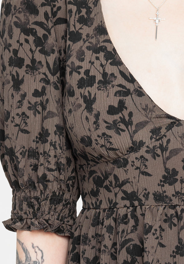 Floromancy Midi Kleid