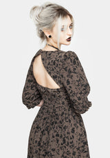 Floromancy Midi Kleid