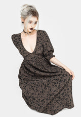 Floromancy Midi Kleid