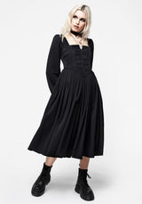 Mina Korsett Midi Kleid