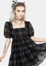 Salome Organza Prüfen Mini Kleid