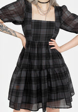 Salome Organza Prüfen Mini Kleid