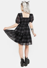 Salome Organza Prüfen Mini Kleid