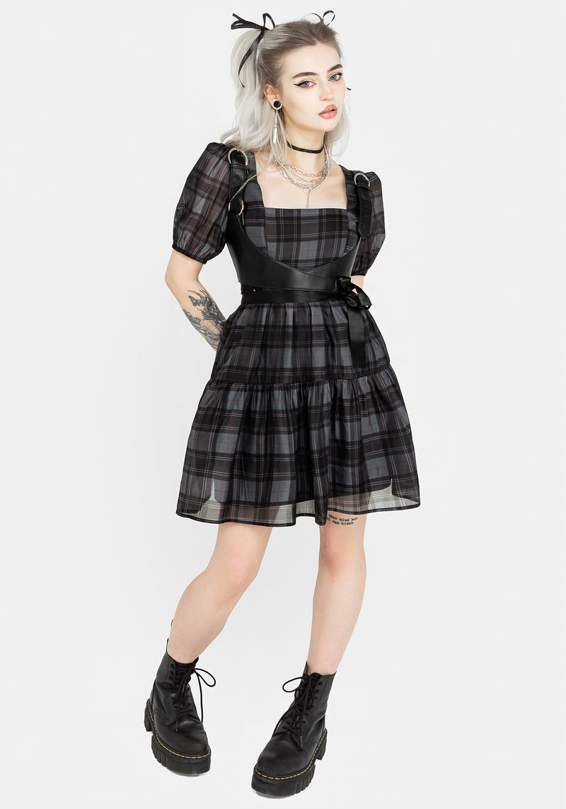 Salome Organza Prüfen Mini Kleid