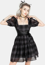 Salome Organza Prüfen Mini Kleid