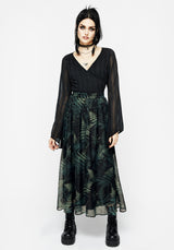 Fernery Chiffon Midaxi-Kleid Rock