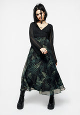 Fernery Chiffon Midaxi-Kleid Rock
