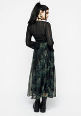 Fernery Chiffon Midaxi-Kleid Rock