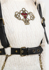 Vignette Messing Kette Geschirr