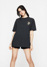 Gravity Baumwolle Schlange Bedruckt T-Shirt