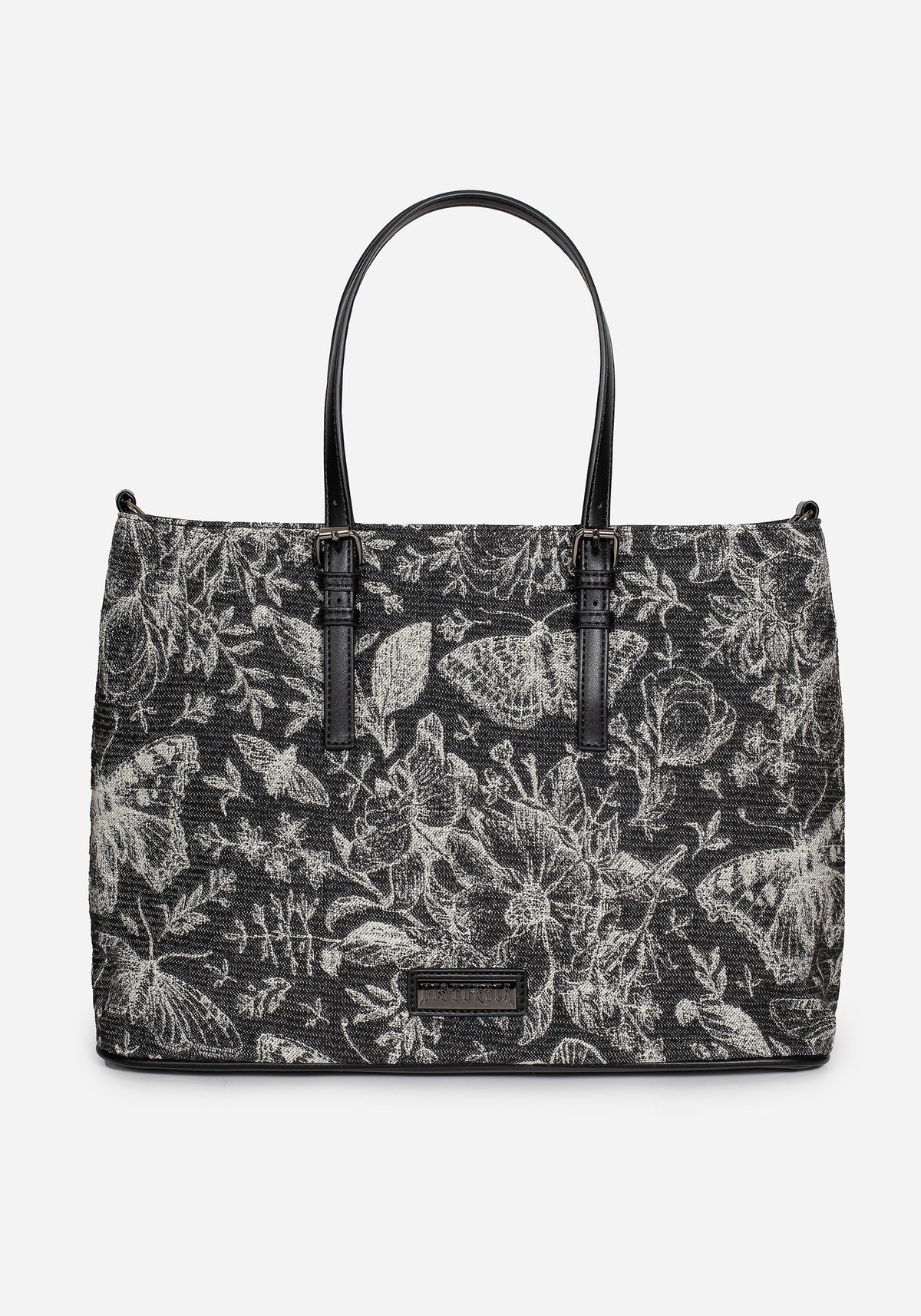 Metamorphosis Schmetterling Blumenmuster Druck Handbag