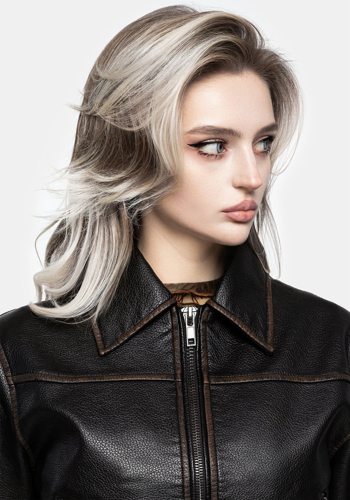 Ermania Kurz Kunst- Leder Jacke